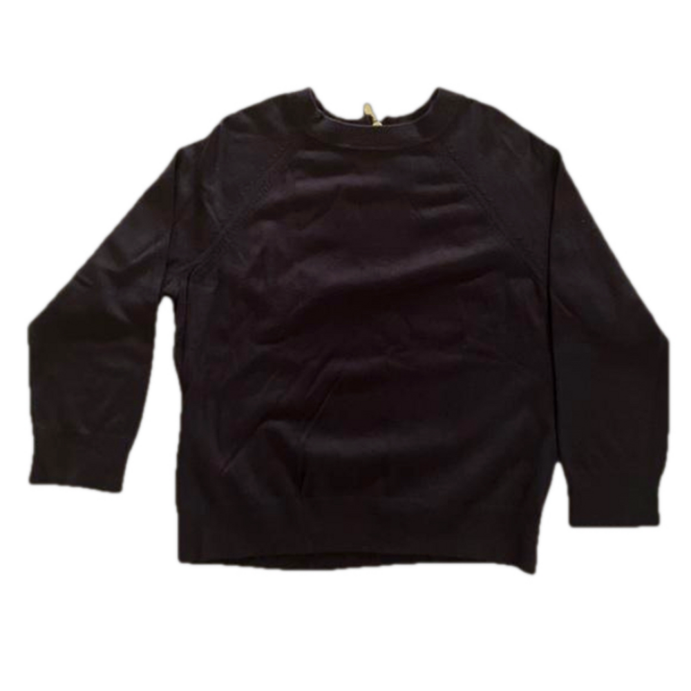 Michael Kors Brown Back Zipper Knit Sweater Size Medium 🤎